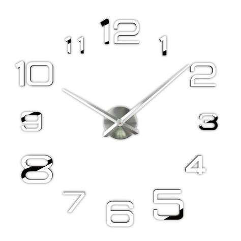 D Diy Wall Clock Timelike M Modern Frameless Large D Diy Wall Clock