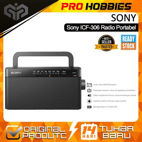 Jual Sony ICF-306 306 Radio Portabel Original | Shopee Indonesia
