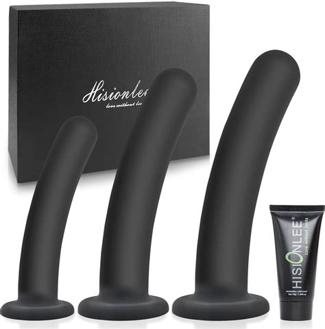 Anal Dildo Anal Plug Trainer Kit Sizes Butt Plugs Training Silicone Dildo Black Dildo With