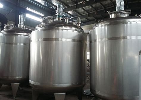 Mudah Dioperasikan Tangki Pencampuran Stainless Steel Susu Tangki