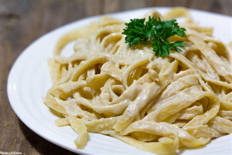 Vegan Fettuccine Alfredo Cearas Kitchen