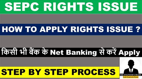 Sepc Rights Issue Apply Sepc Share Latest News Sepc Rights Issue