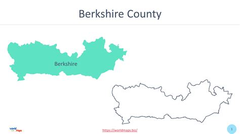 UK England Berkshire map - Free Download PowerPoint Templates