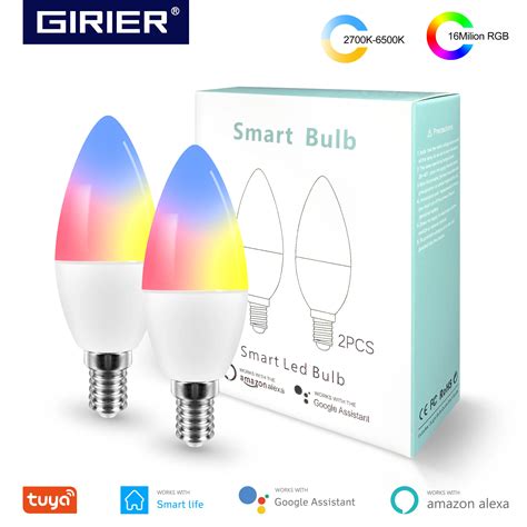 E Wifi Smart Led Bulb Tuya Smart Life App Remote Control Dimmable W