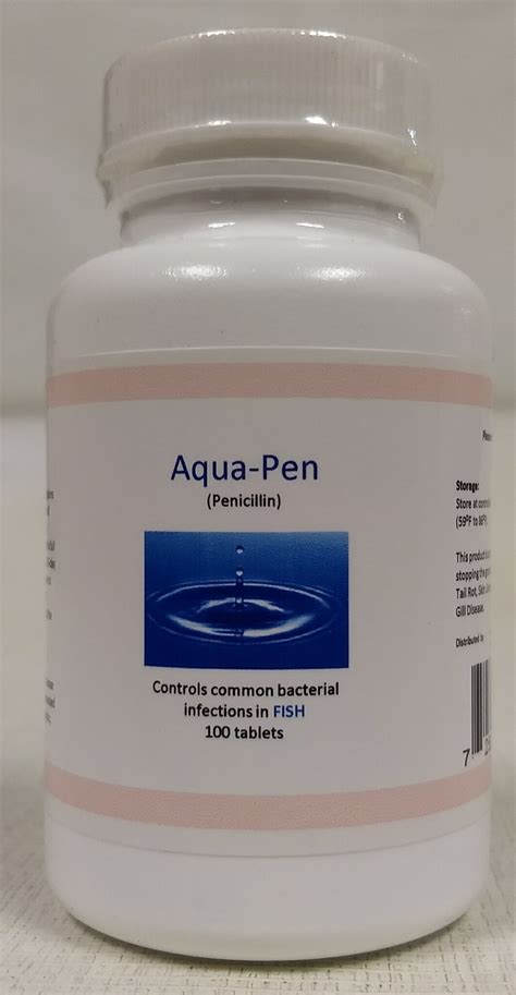 Fish Penicillin 250 Mg 100 Ct Hubers Animal Health