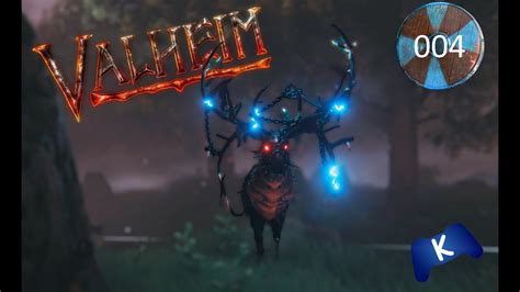 Valheim Deutsch 004 Erster Boss Eikthyr YouTube