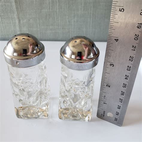 Anchor Hocking Prescut Star Of David Salt And Pepper Shakers Etsy