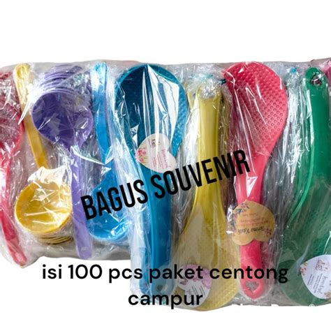 Isi Pcs Paket Hemat Souvenir Centong Megicom Centong Sayur Kemasan