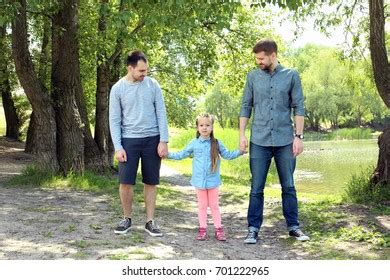 Gay Couple Son Park Stock Photo Shutterstock