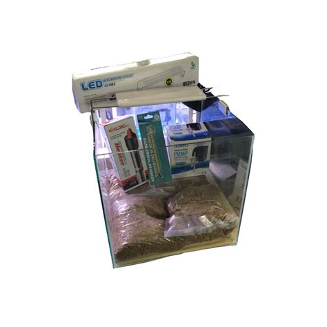 Pecera Completa Cubo De Litros Acuario Acuaworld