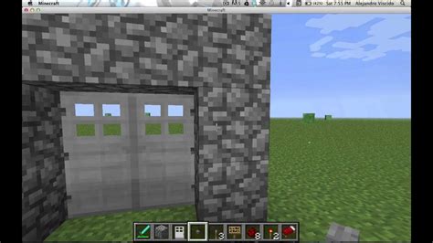 Minecraft Como Abrir Puertas De Hierro Youtube