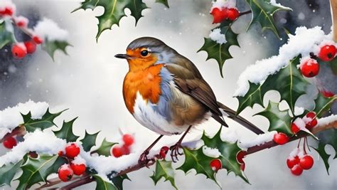 Robin Bird Winter Snow Free Stock Photo - Public Domain Pictures