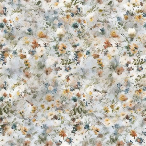 A floral pattern with a white background | Premium AI-generated image