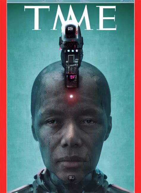 TIME Magazine Cover The Coming AI Singularity 4k 8k Stable