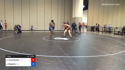 72 Kg Quarterfinal Joye Levendusky McKendree Bearcat WC Vs Jordan