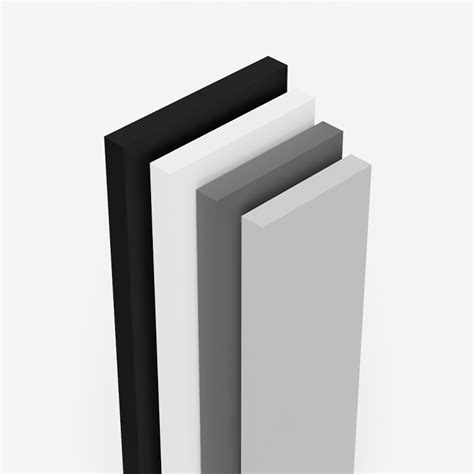 PVC-U Schlagzäh + UV-beständige Polyvinylchlorid Platten - weiss
