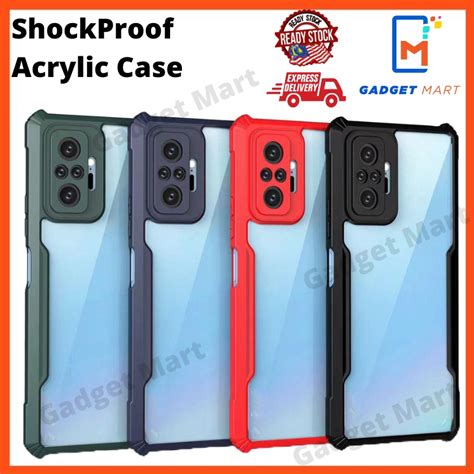 XIAOMI POCO F4 GT F3 F1 X4 X3 GT 5G Acrylic Shockproof Case Cover