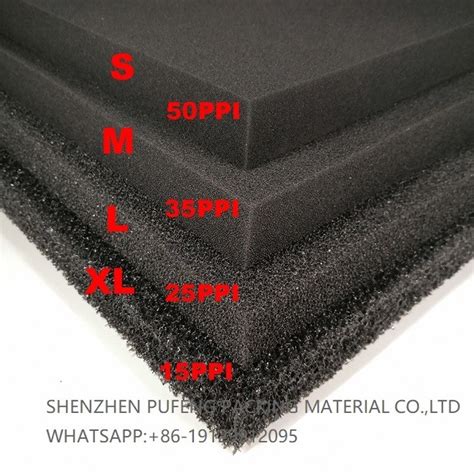 Reticulated Polyurethane Foam Filter Material Water Aquarium Sponge