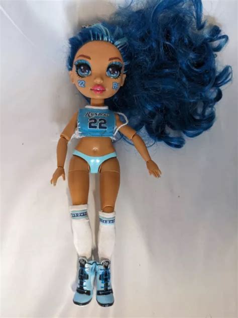 RAINBOW HIGH CHEER Skyler Bradshaw Blue Doll Cheerleader Outfit 5 99