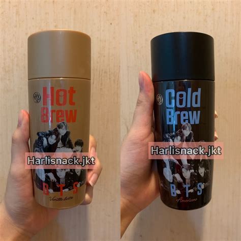 Jual Paldo Coffee BTS EDITION Cold Brew Americano Hot Brew Vanilla Latte Kopi Korea BTS
