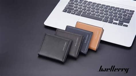 Baellerry New Men S Short Wallet Simple Open Card Holder Thin Small