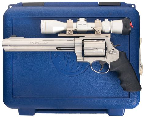 Smith & Wesson Model 500 Double Action Revolver with Scope with Box