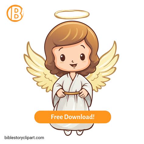 Nativity Angel Clipart - Bible Story Clipart