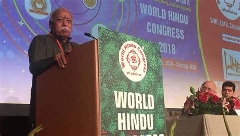 World Hindu Congress: Mohan Bhagwat urges Hindus to come together, but ...