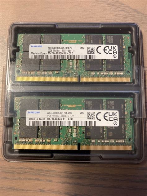 SODIMM DDR4 64GB(2x32GB), M471A4G43MB1 - CTD | Warszawa | Kup teraz na ...