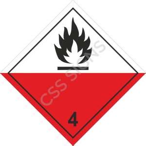 Class Toxic Adr Hazard Label Sign Shop Ireland Css Signs