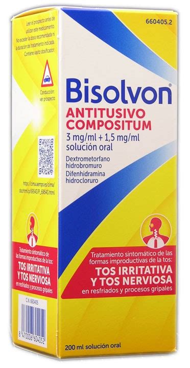 Comprar Bisolvon Antitusivo Compositum Ml