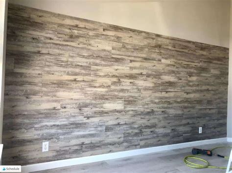 How To Install Vinyl Plank Flooring On Wall Step By Step Tutorial