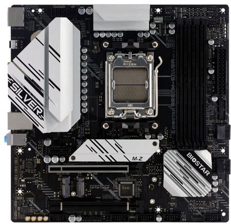 Материнская плата Biostar B650M-SILVER (sAM5, AMD B650, PCI-Ex16 ...