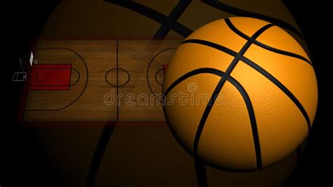 Basketball Court 2d Cartoon Animation Background Stock Footage - Video ...