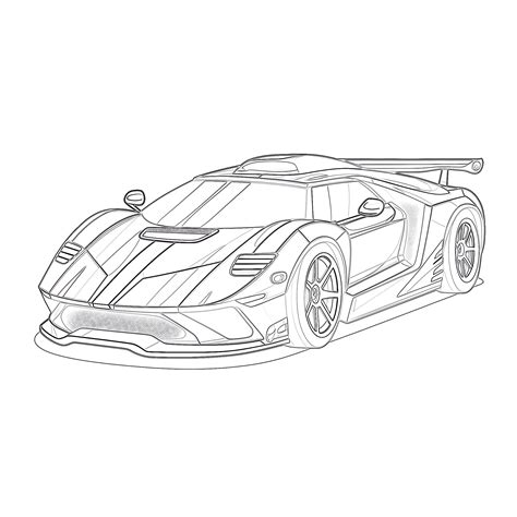 police car coloring page simple 8