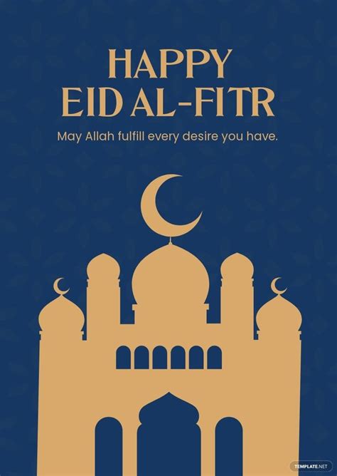 An Eidal Fitr Poster With The Words Happy Eidal Fitr