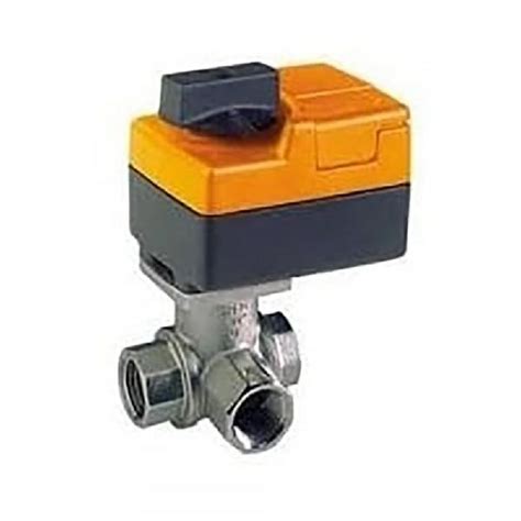 3 Port Valve with Dual Vault Actuator - Powered Open Spring Return 3 ...