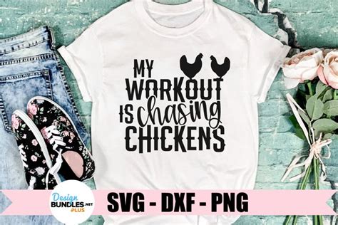 My Workout Is Chasing Chickens Svg