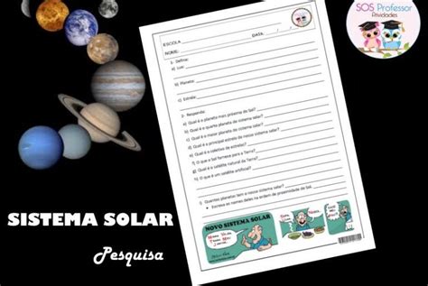 Curiosidades Sobre O Sistema Solar Sos Professor Atividades Atividade