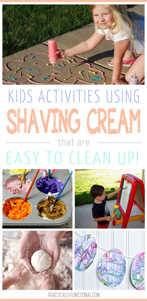 12 Fun Shaving Cream Activities For Kids – Practically Functional