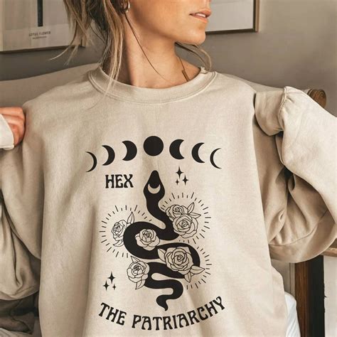 Hex The Patriarchy Smash The Patriarchy Sweatshirt Feminist Etsy