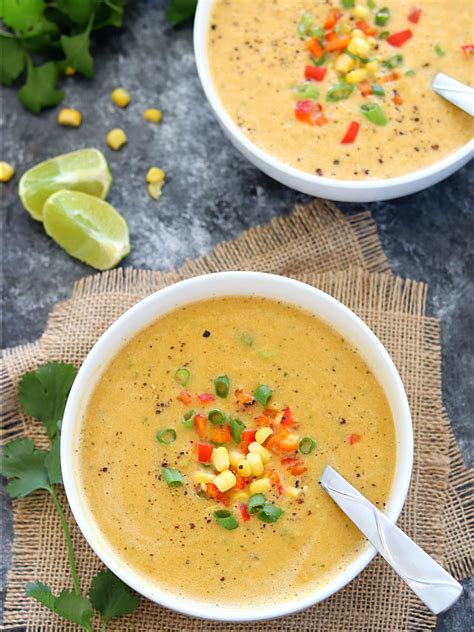 Veggie Mexican Corn Soup Step By Step Creamy Mexican Street Corn Soup