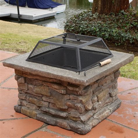 Corporal Square Wood Burning Fire Pit Fire Pit Wall Fire Pit Ring