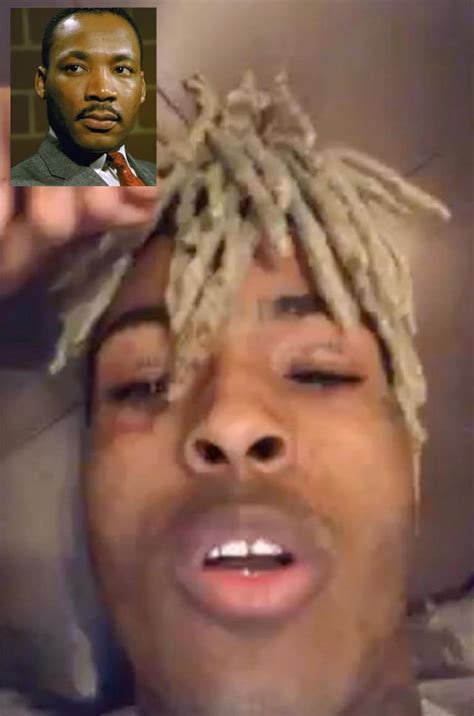 Rare Photo Of X And Mmartin Luther King Talking On Facetime This Is 100 Real Xxxtentacion