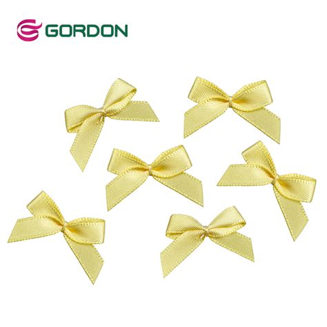 Wholesales Small Satin Ribbon Mini Lingerie Bow Gordon Ribbons Trimmings Professional Supply