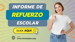 Informe De Refuerzo Escolar Ministerio De Educaci N