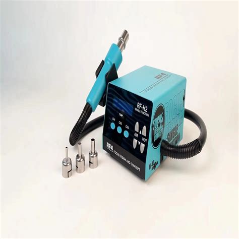 RF RFH Automatic Sleep SMD BGA Hot Air Solder Rework Station With Digital Screen Hot Air Gun