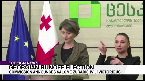 Salome Zurabishvili Emerges As Georgias First Female President Youtube