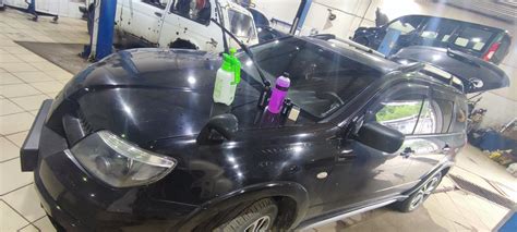 Удаление водного камня + антидождь — Mitsubishi Outlander (1G), 2,4 л ...