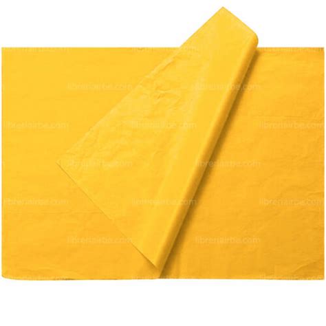 Papel Seda Pliego De X Cm Amarillo Librer A Irbe Bolivia